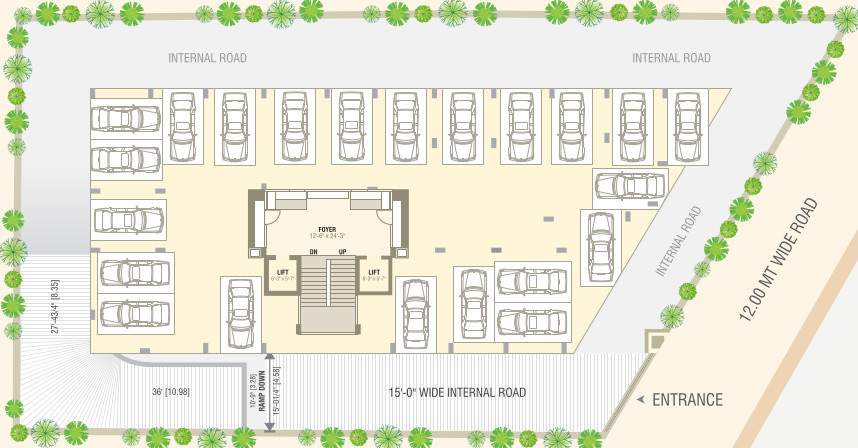  the vivanta The Vivanta Cluster Plan Of Car Parking