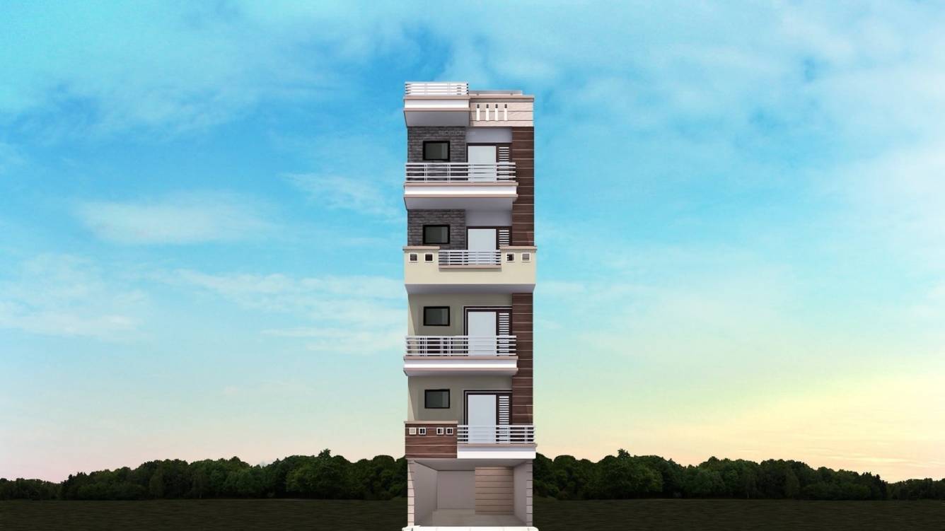 Elevation swastik apartment ii Elevation