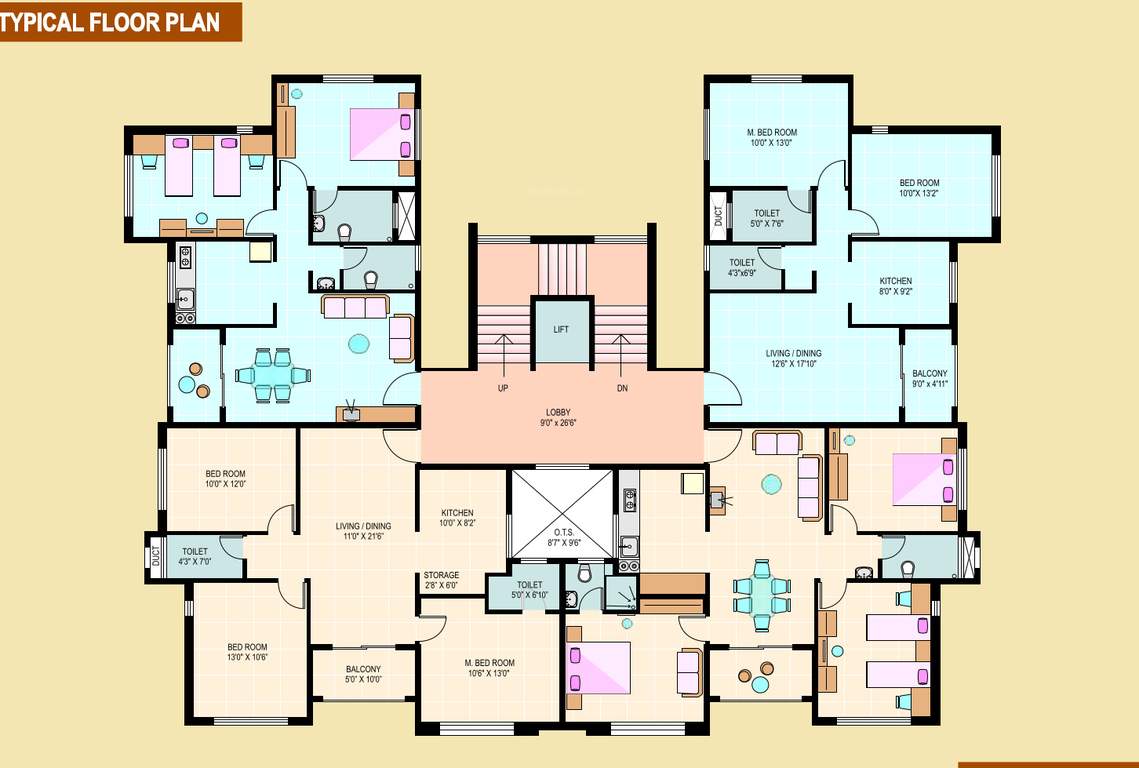 niketan residency Cluster Plan
