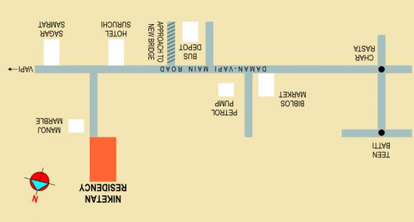  niketan-residency Location Plan