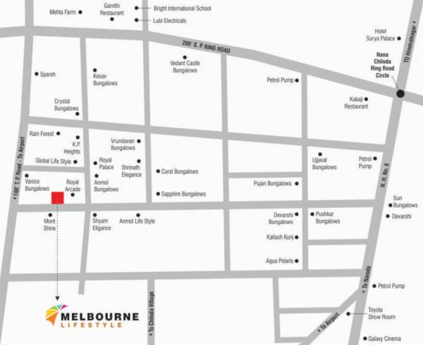  melbourne-lifestyle Location Plan