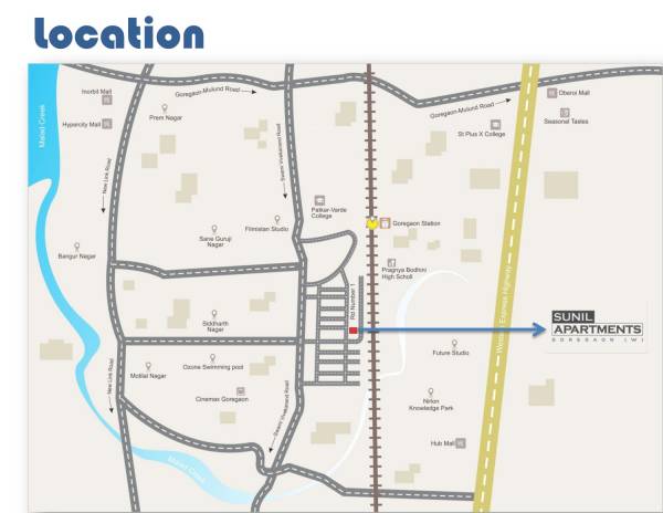  sunil-apartment Location Plan