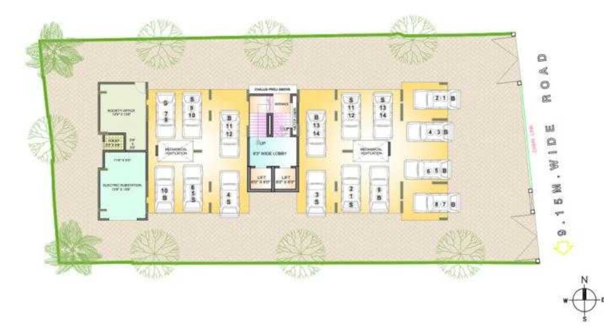  sunil apartment Master Plan