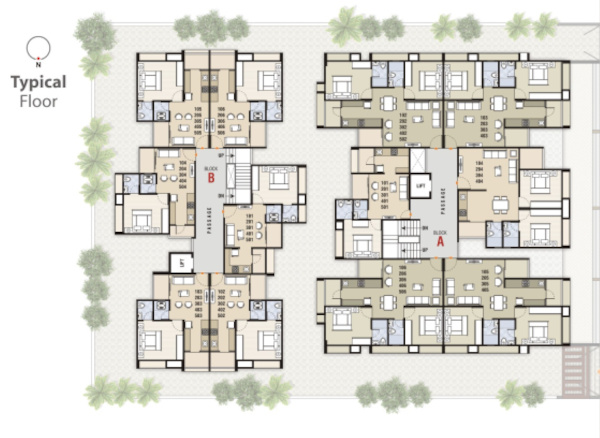  sparsh-procon-sahjanand-royal Cluster Plan