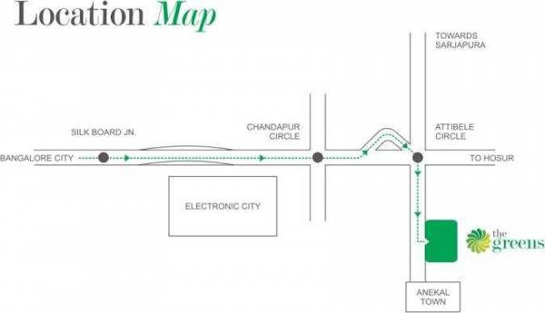  indya-estates-the-greens-amber Location Plan