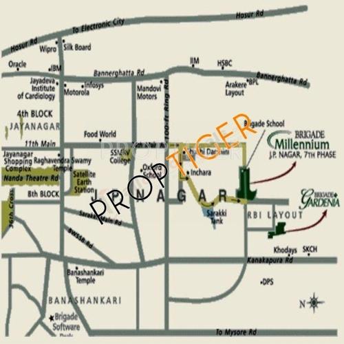 Images for Location Plan of Brigade Gardenia gardenia Images for Location Plan of Brigade Gardenia