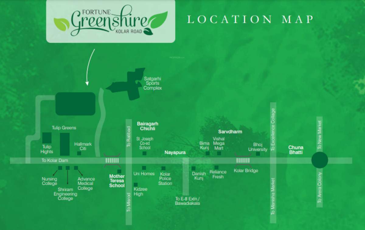  fortune greenshire 2 Location Plan