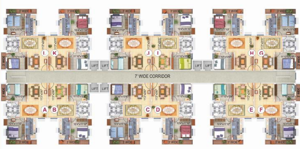 sail city Cluster Plan