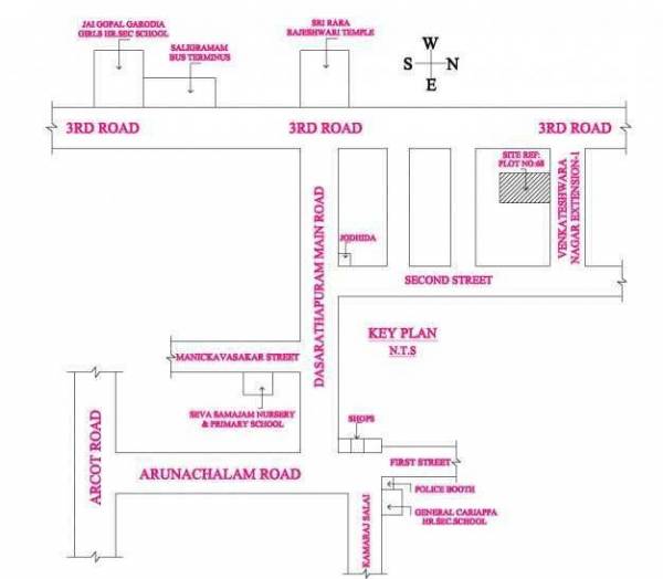  venus-sree-enclave Location Plan