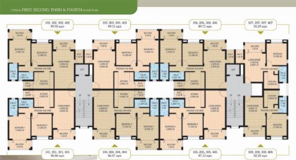  hillside Felicity Hillside Cluster Plan