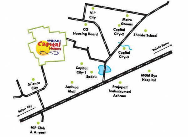 Location Plan avinash-capital-homes Location Plan