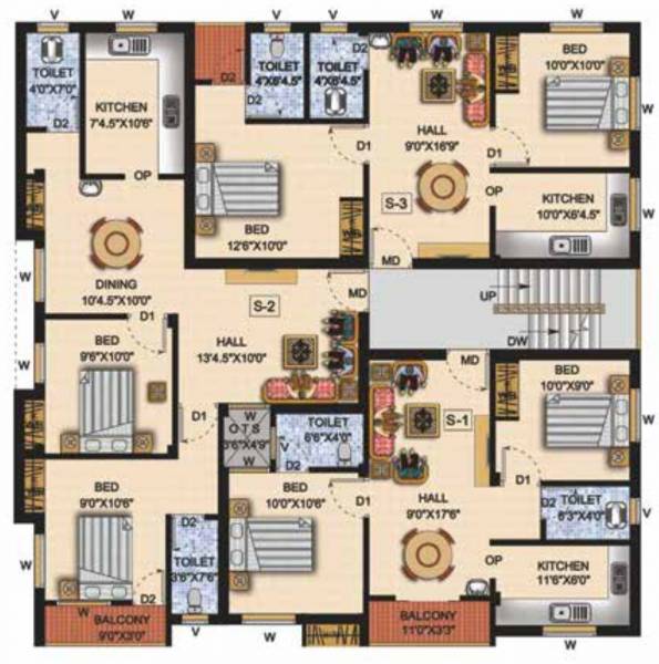  aanjana-nano First Floor Plan