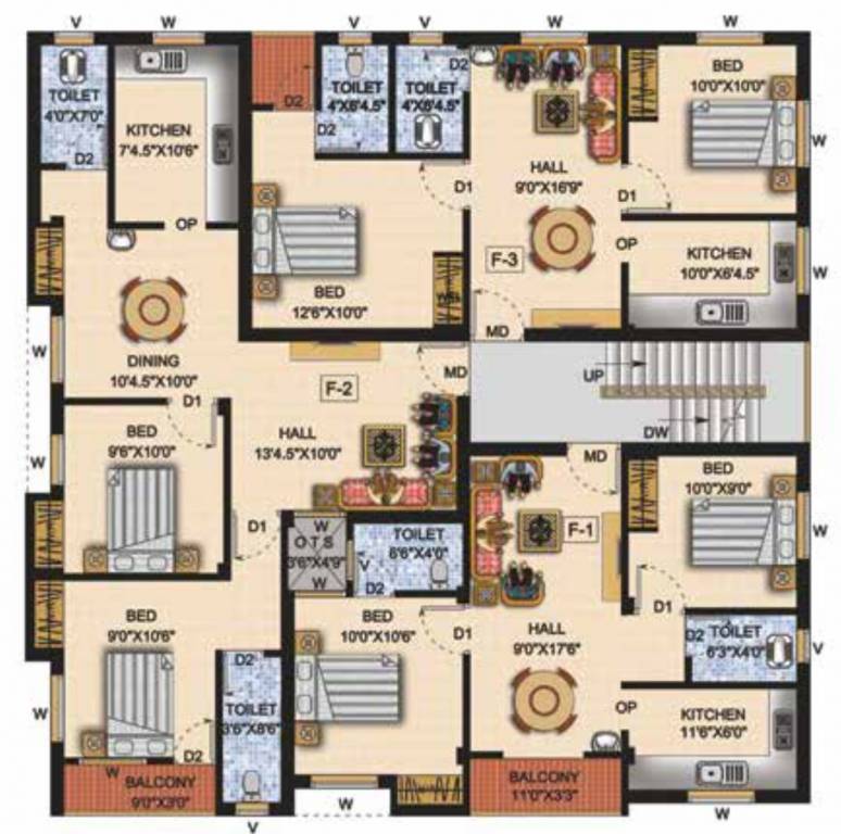  aanjana nano Second Floor Plan