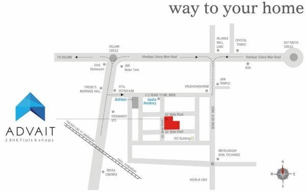Location Plan home-maker-advait Location Plan