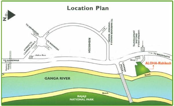 Location Plan aloha-on-the-ganges Location Plan