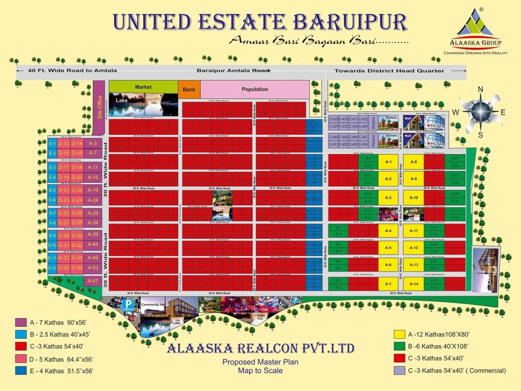 Alaaska Group Alaaska United Estate Baruipur Bunglows