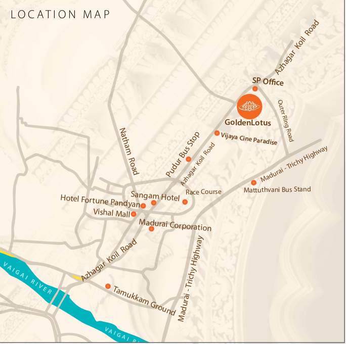  golden lotus Location Plan