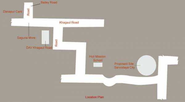  sarvodya-city Location Plan