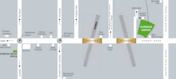 Location Plan leverage-greens-b Location Plan