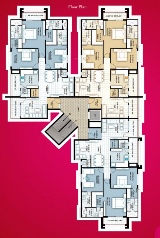 om shree kings court Cluster Plan