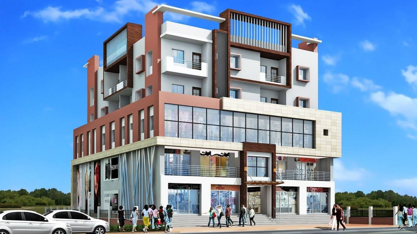 Elevation raunak cdn tower Elevation