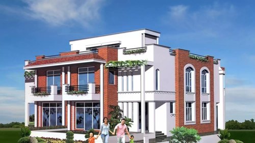 Elevation ansal-api-sushant-golf-city-charmwood-villa-ii Elevation