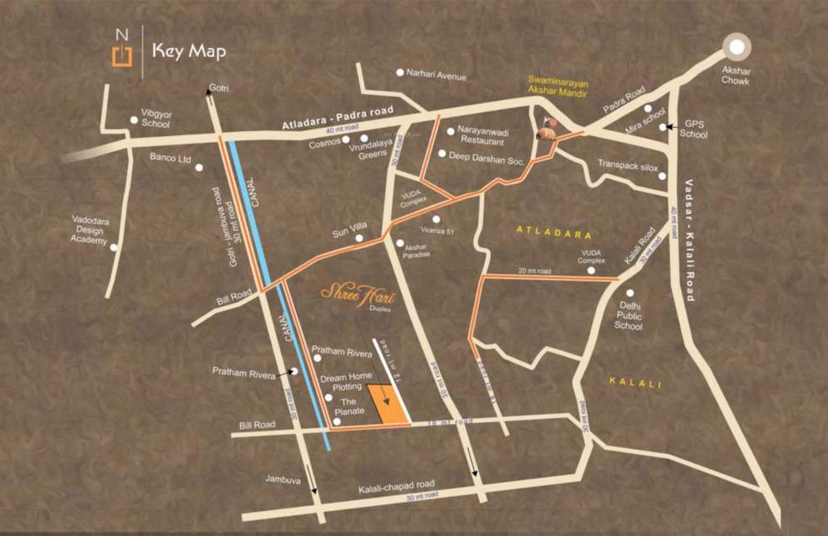  haridarshan duplex Location Plan
