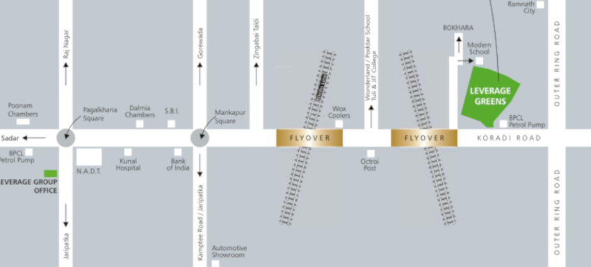  leverage greens h Location Plan