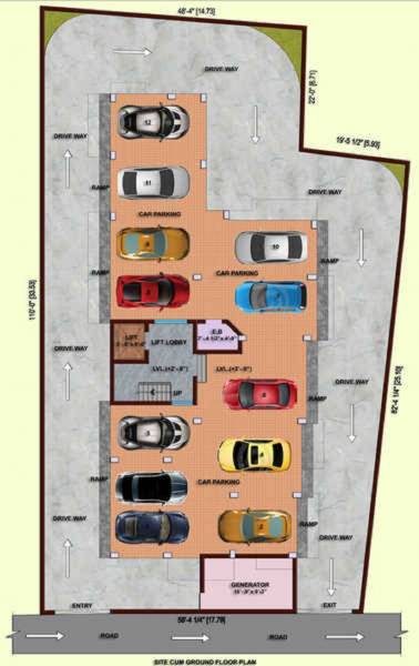  tulip A Cluster Plan for ground Floor