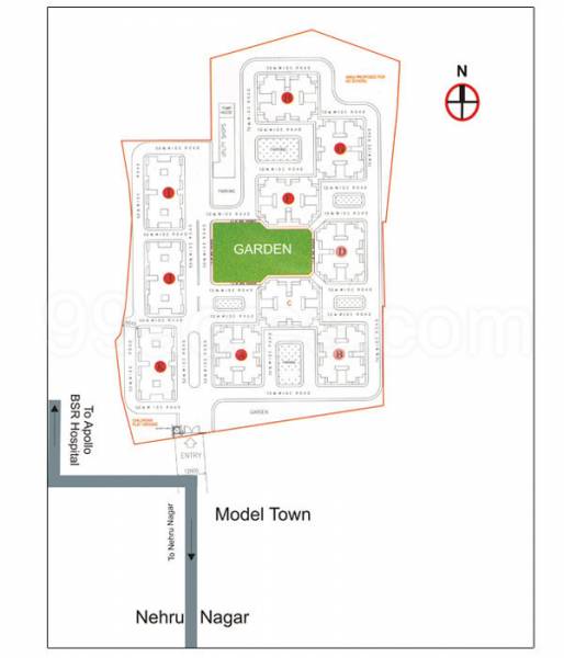  biltech-surya-apartments Master Plan