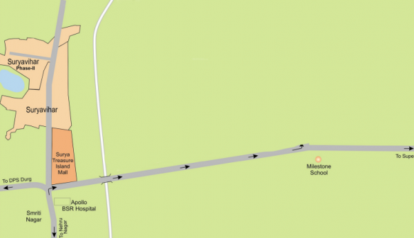  biltech-surya-residency Location Plan