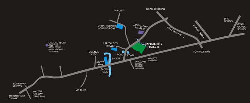  vgr capital city phase   iii Location Plan