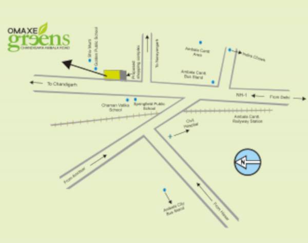  omaxe-greens-gt-4 Location Plan