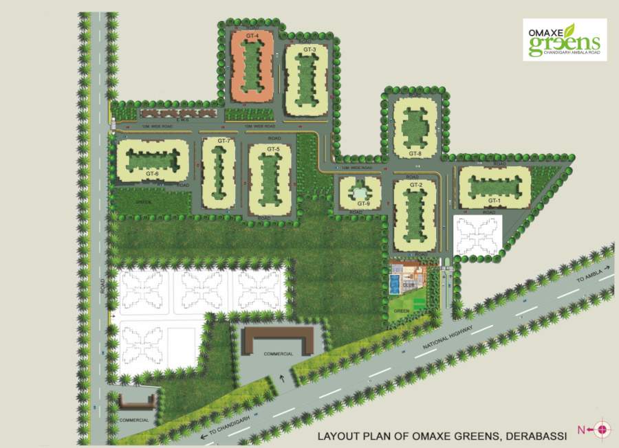  omaxe greens gt 4 Master Plan