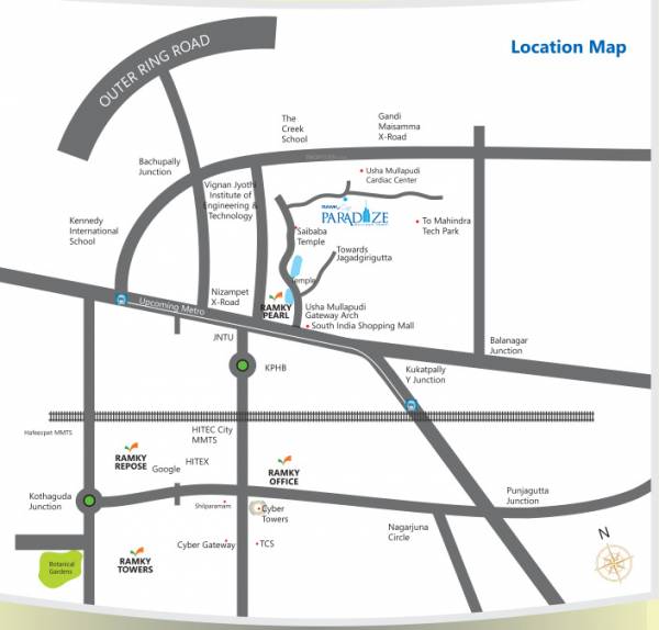  ramky-one-paradize Location Plan