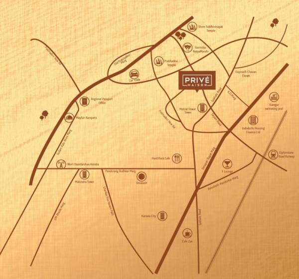  sangam-prive Location Plan