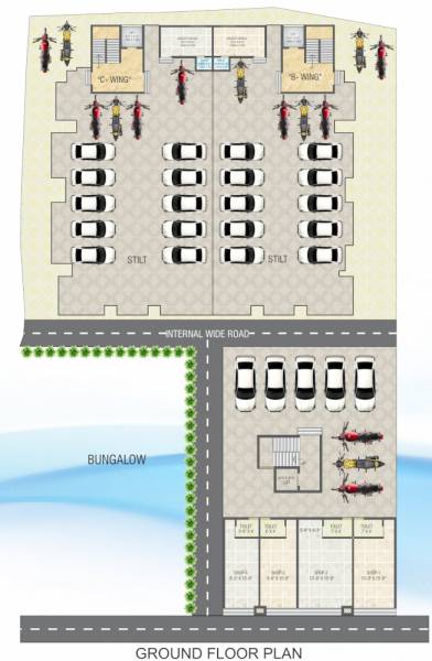  krushnleela-apartment Ground Floor Plan