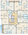  krushnleela-apartment Typical Floor Plan for Wing A
