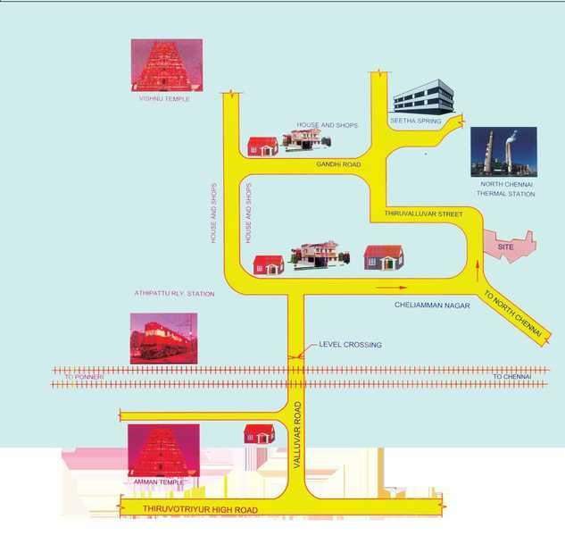  shri sai enclave Location Plan