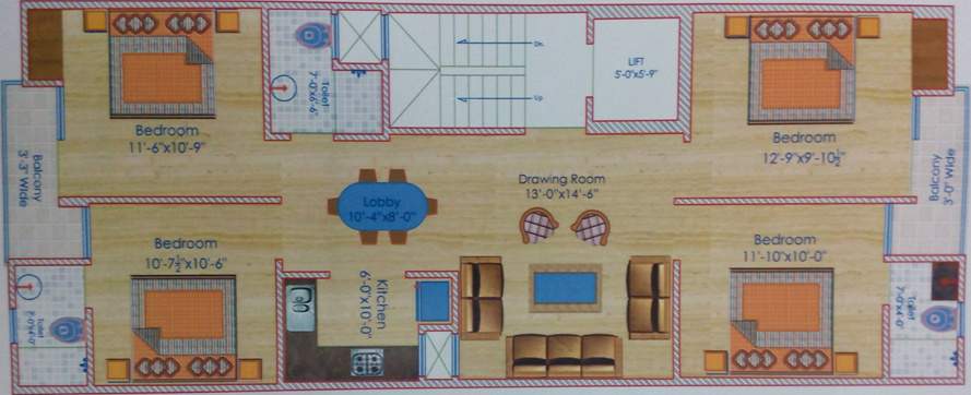  globe homes 3 Cluster Plan