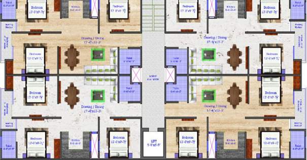  globe homes 3 Cluster Plan