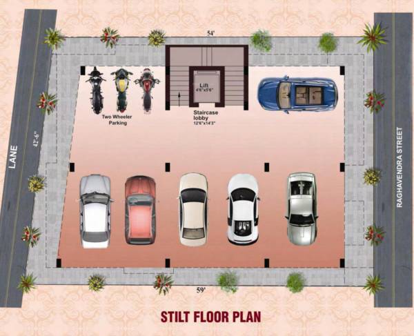  abinandans-tarika Stilt Floor Plan