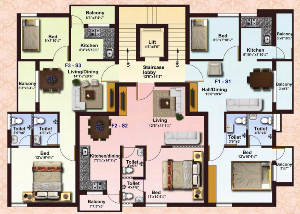  abinandans tarika Typical Floor Plan
