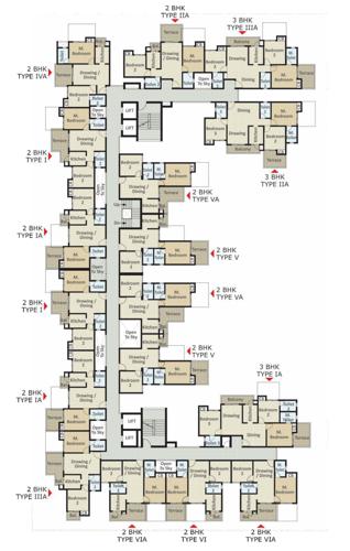  shree-shivgauri-residency-phase-1 Shree Shivgauri Residency Cluster Plan
