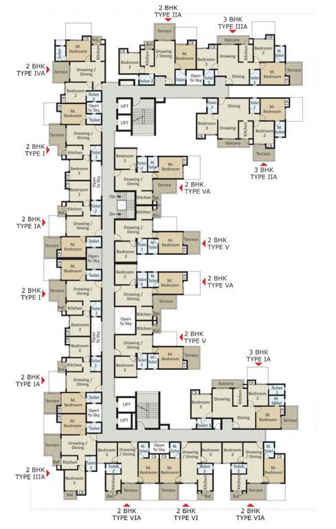  shree shivgauri residency phase 1 Shree Shivgauri Residency Cluster Plan