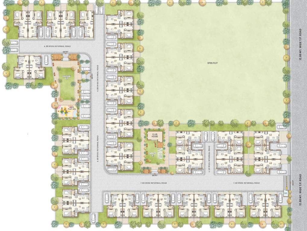  siddheshwari villa Layout Plan