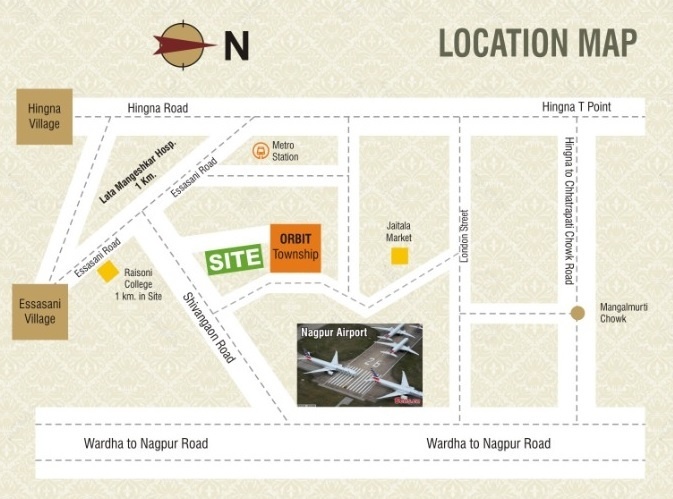  sai shrushti Location Plan