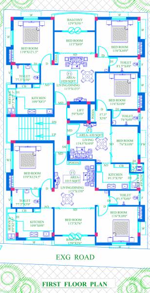  reef-1-0 Reef 1.0 Cluster Plan For 1st Floor