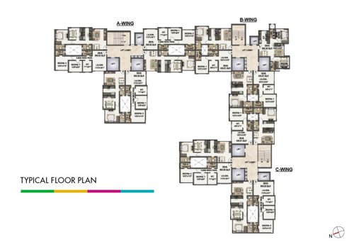  life-casa Wing A Cluster Plan from 1st to 2nd Floor