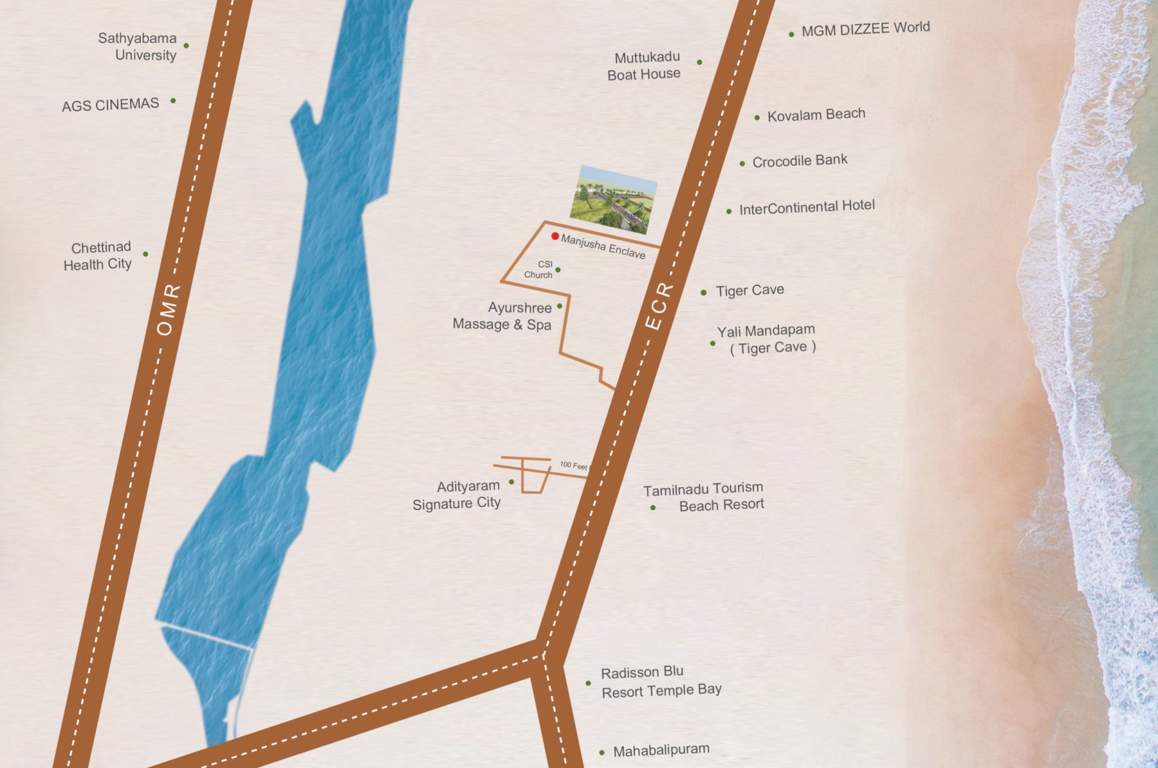  manjusha enclave Location Plan
